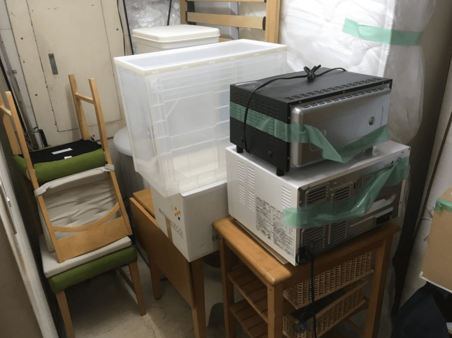 引越しに間に合わなかった荷物をモノオクを使って一時的に保管。初期費用も大きく下がって魅力的!